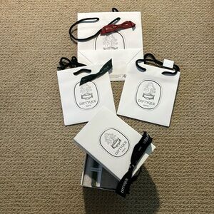 Diptyque gift box and bags